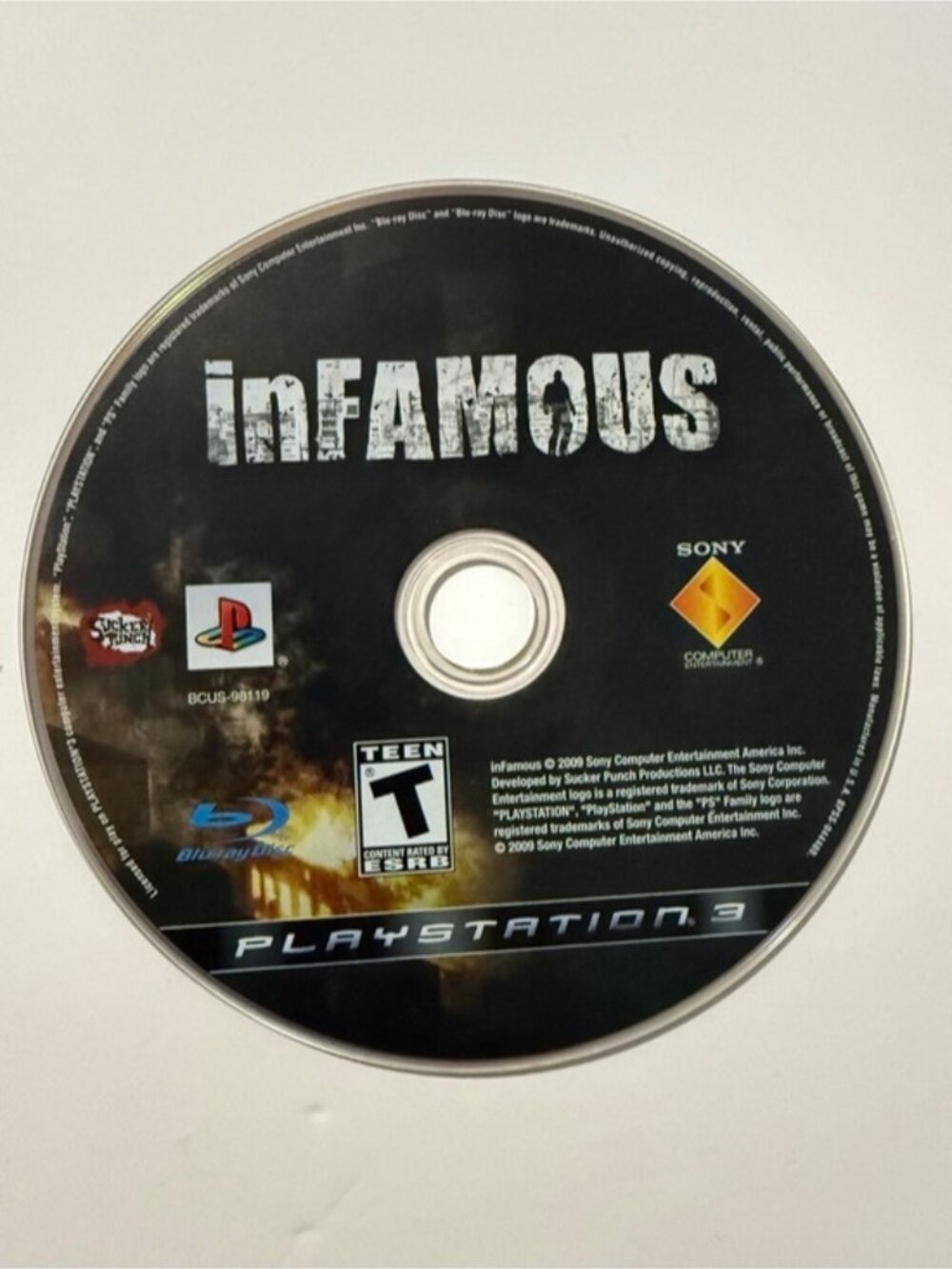 inFAMOUS PS3 Game Complete CIB PlayStation 3 Tested Working - Picture 5 of 7